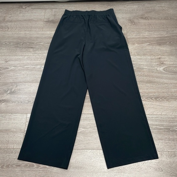 NWOT Rachel Zoe Pleated High Rise Wide Leg Black Trouser Pants M - Picture 14 of 14